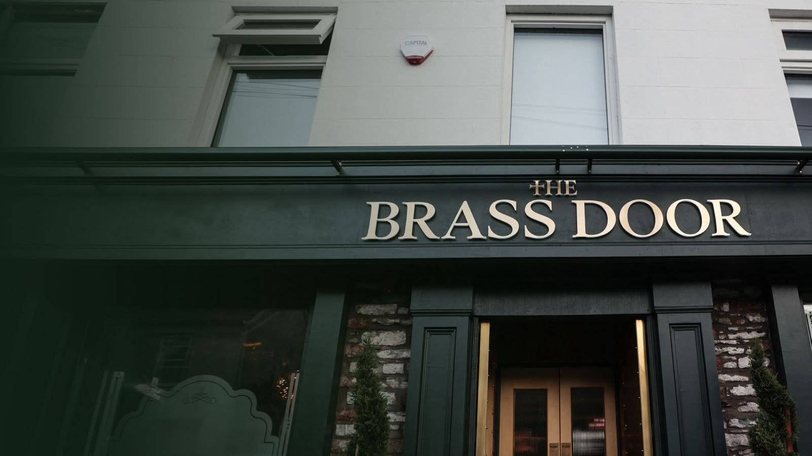 The Brass Door restaurant interior